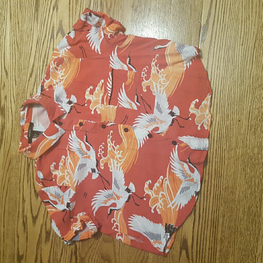 Button up mid length shirt